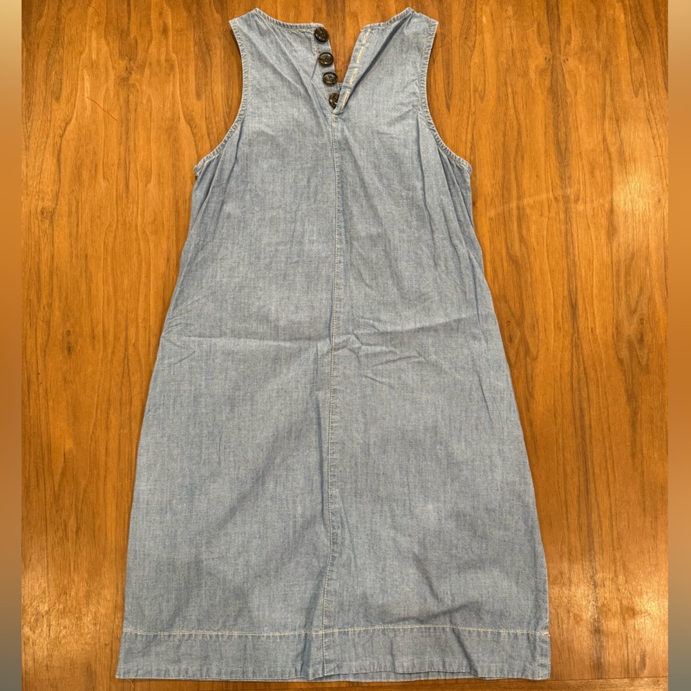 JCREW Chambray Shift Dress Size XSP